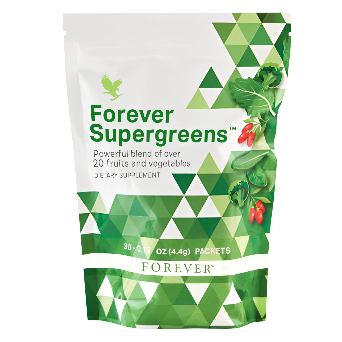 Forever Supergreens by Forever Living - 30 Packets | 20+ Greens & Superfoods