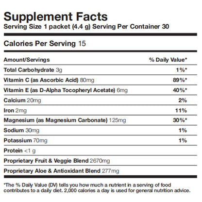 Forever Supergreens by Forever Living - 30 Packets | 20+ Greens & Superfoods