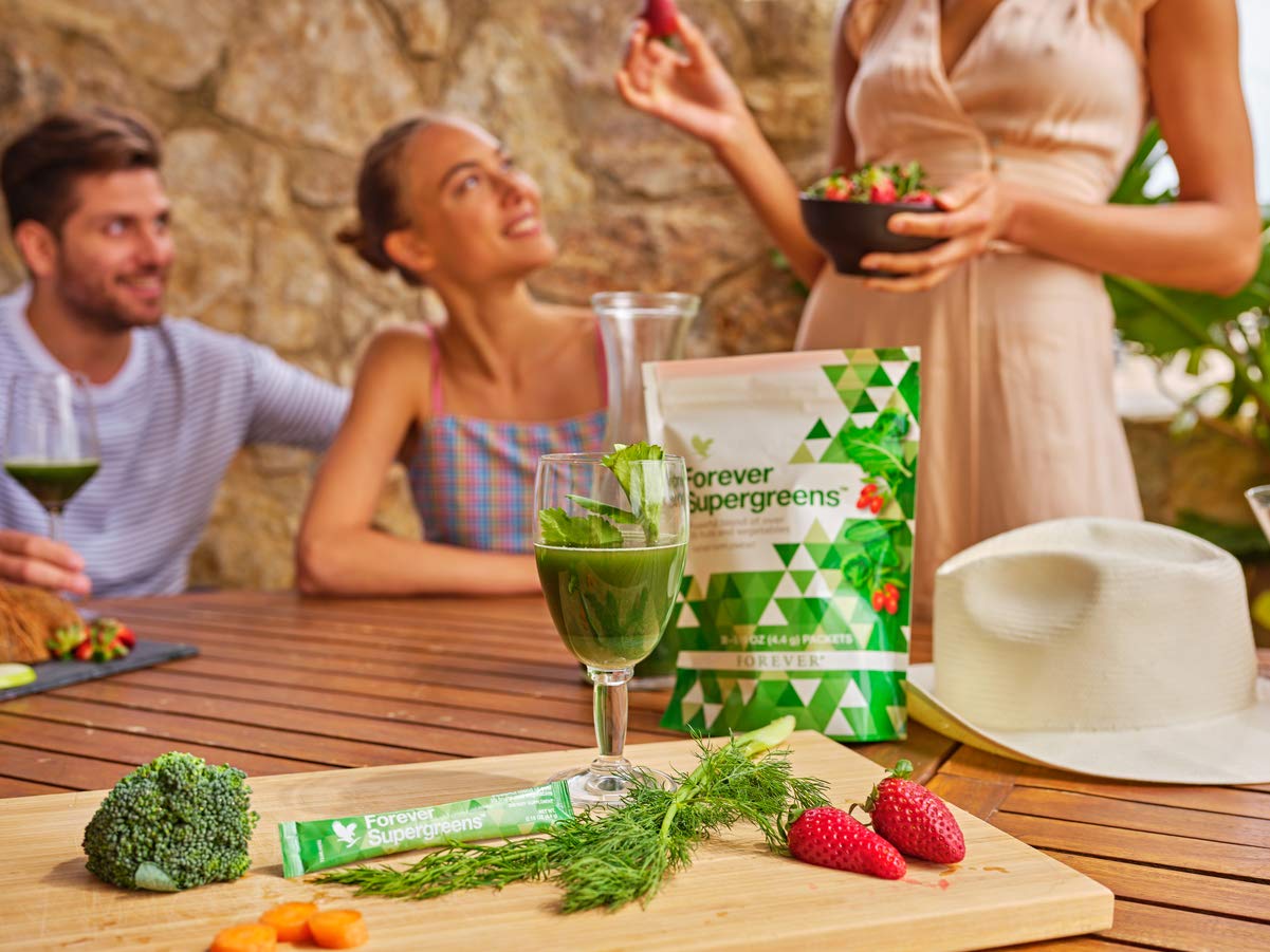 Forever Supergreens by Forever Living - 30 Packets | 20+ Greens & Superfoods