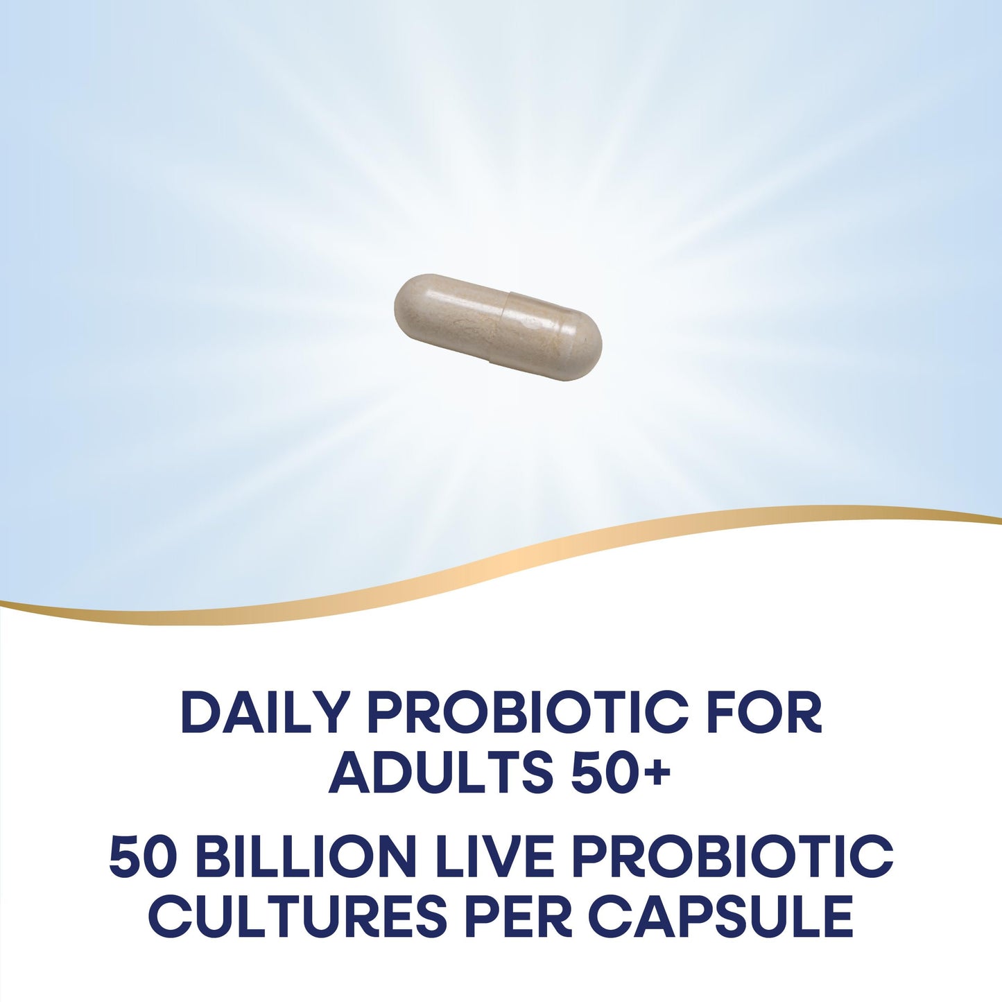 Nature's Way Fortify Optima Probiotic for Adults 50+ – 50 Billion Cultures, Digestive & Immune Support, 30 Capsules