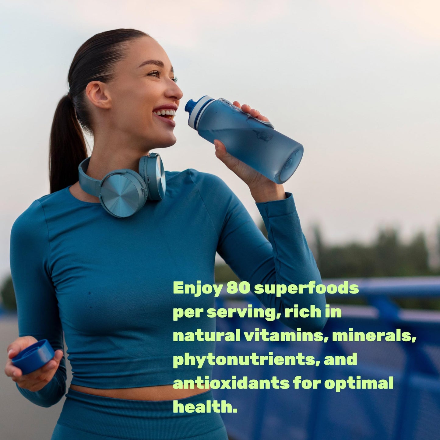Nature's Fruits & Veggies Supplement – 240 Veggie Capsules, 80 Superfoods, 40 Fruits & 40 Greens – Non-GMO, Gluten Free