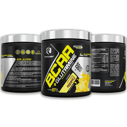 Forzagen BCAAS Amino Acids Powder with Glutamine BCAA Powder, Branched Chain Amino Acids Supplements Powder, BCAA Lean Energy Pre Workout - Post Workout Muscle Recovery Powder, 30 Servings