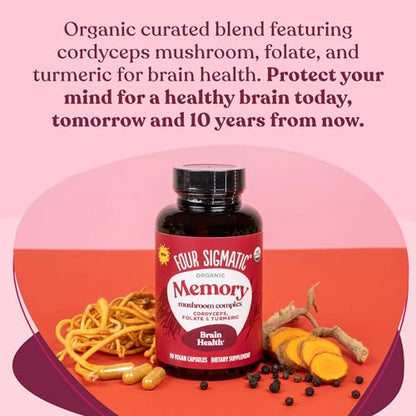 Four Sigmatic Memory Capsules – Reduce Brain Fog & Improve Memory