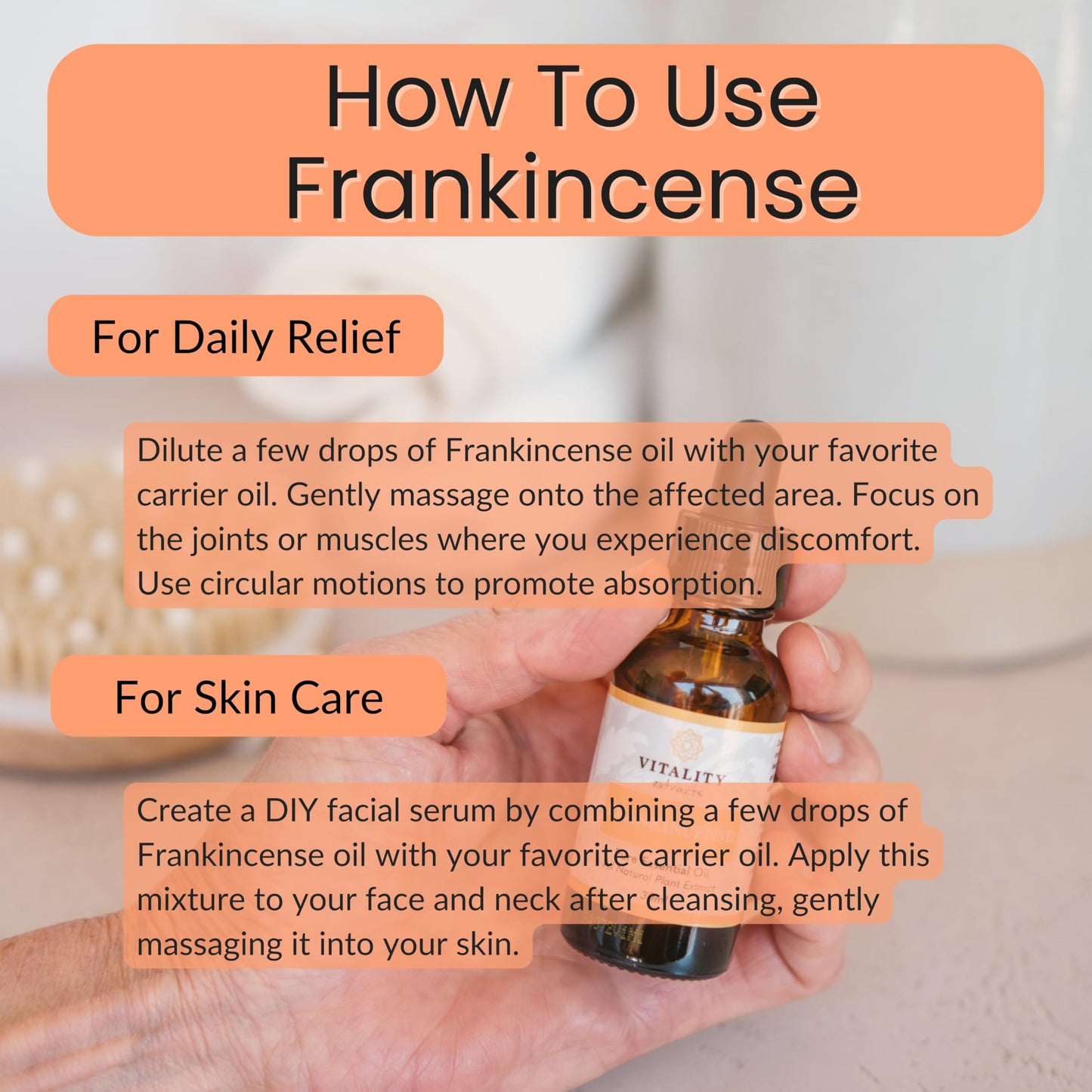 Frankincense Essential Oil 10ml by Vitality Extracts | Aromatherapy