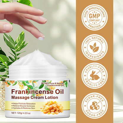 Frankincense Balm for Foot, Muscle & Joint Support | Deep Hydration, Anti-Aging & Anti-Oxidant | 4.23 oz (120 g)