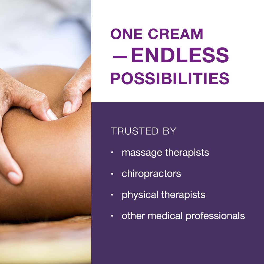 Free-Up Professional Massage Cream – Fragrance-Free, Slow Absorption, Great Glide • 16 oz Jar, 2-Pack