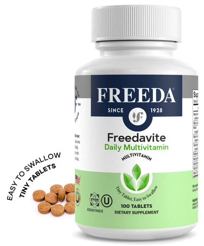 Freedavite Tiny Tablet – Moderate Multivitamin for Men & Women | 100 Count