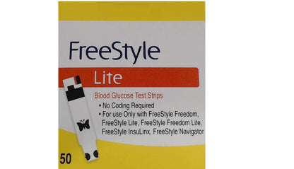 Freestyle Lite Blood Glucose Test Strips for Freestyle Lite Monitor System