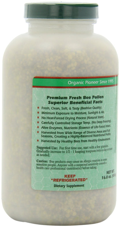 Fresh Bee Pollen Whole Granules - 16 oz | Nutrient-Rich Superfood