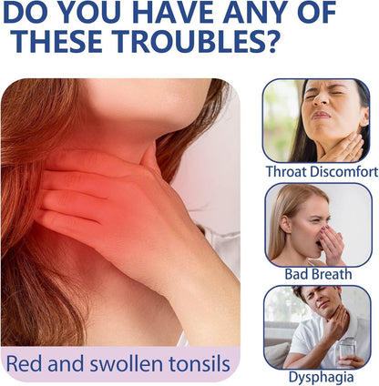 Tonsil Stone Remover with Alcohol-Free Oral Rinse – 300ml (10.14 fl oz) | Fresh Breath