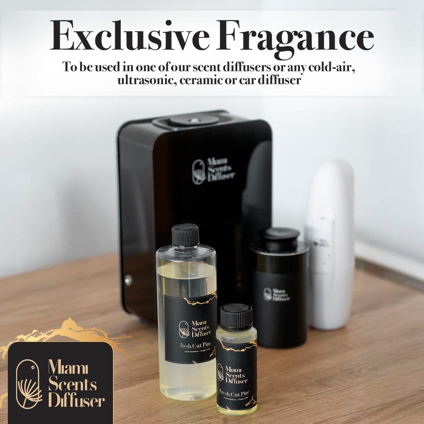 Fresh Cut Pine Scent 4 Fl Oz - Hotel Inspired Aromatherapy Diffuser Oil with Exotic Bamboo, Cinnamon & Ginger