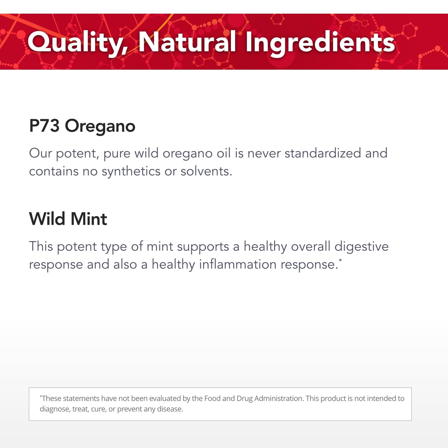 Physician's Strength Dental Swirl & Swallow – 8 oz – P73 Oregano – Fluoride & Glycerin Free