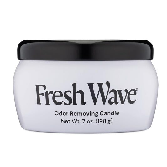Fresh Wave Odor Eliminating Candle – 7 oz Soy, Safe Plant-Based Odor Relief, 30 HOUR BURN TIME