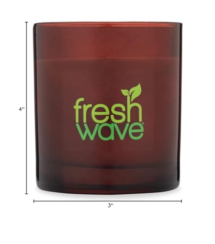 Fresh Wave Odor Eliminating Candle – 7 oz Soy, Safe Plant-Based Odor Relief, 30 HOUR BURN TIME