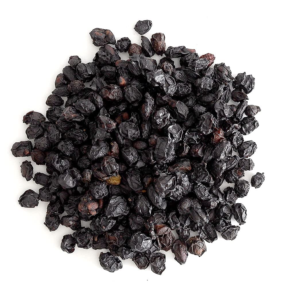 Frontier Co-op Dried Elderberries 1lb Bulk – European Whole, Kosher & Non-GMO