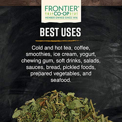 Frontier Co-op Stevia Herb – Cut & Sifted Green, Certified Organic | 1 lb Bulk