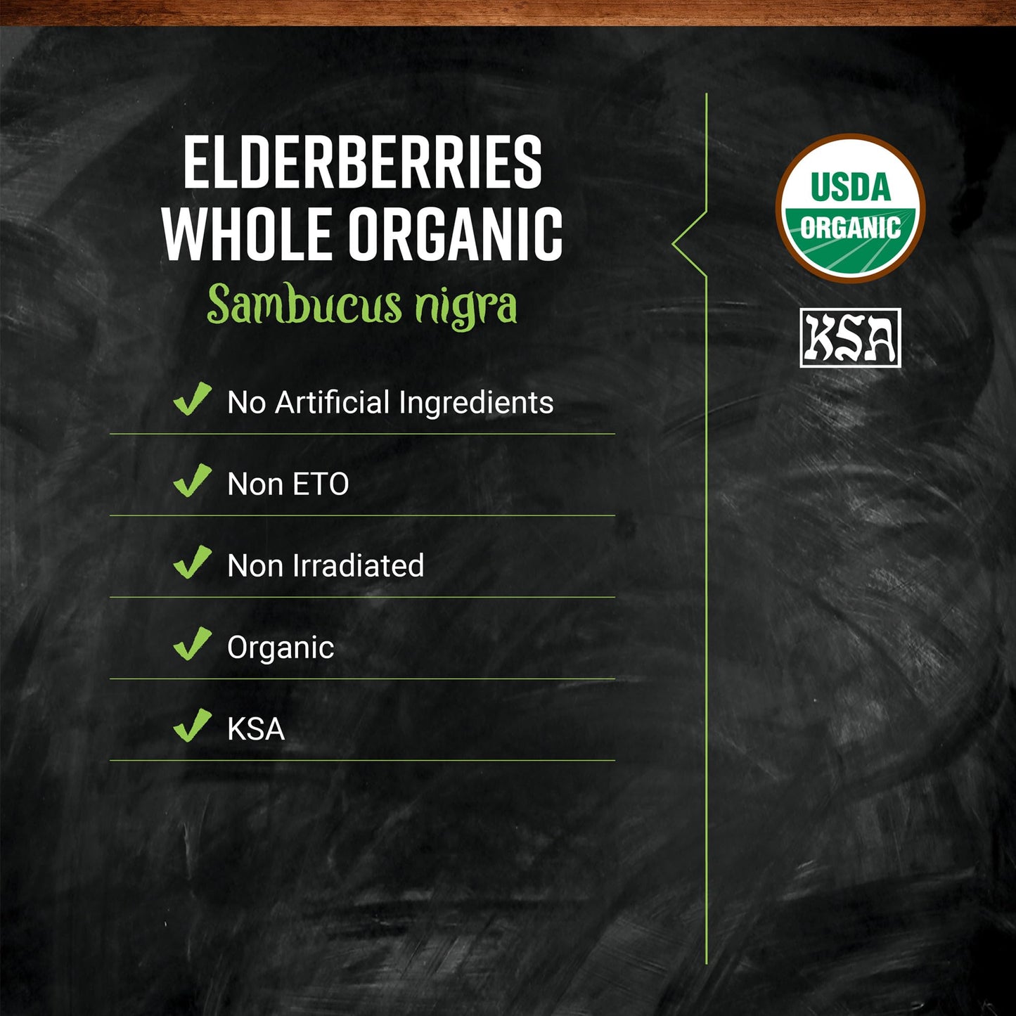 Frontier Co-op Organic Dried Elderberries 1lb Bulk – Kosher & Non-GMO