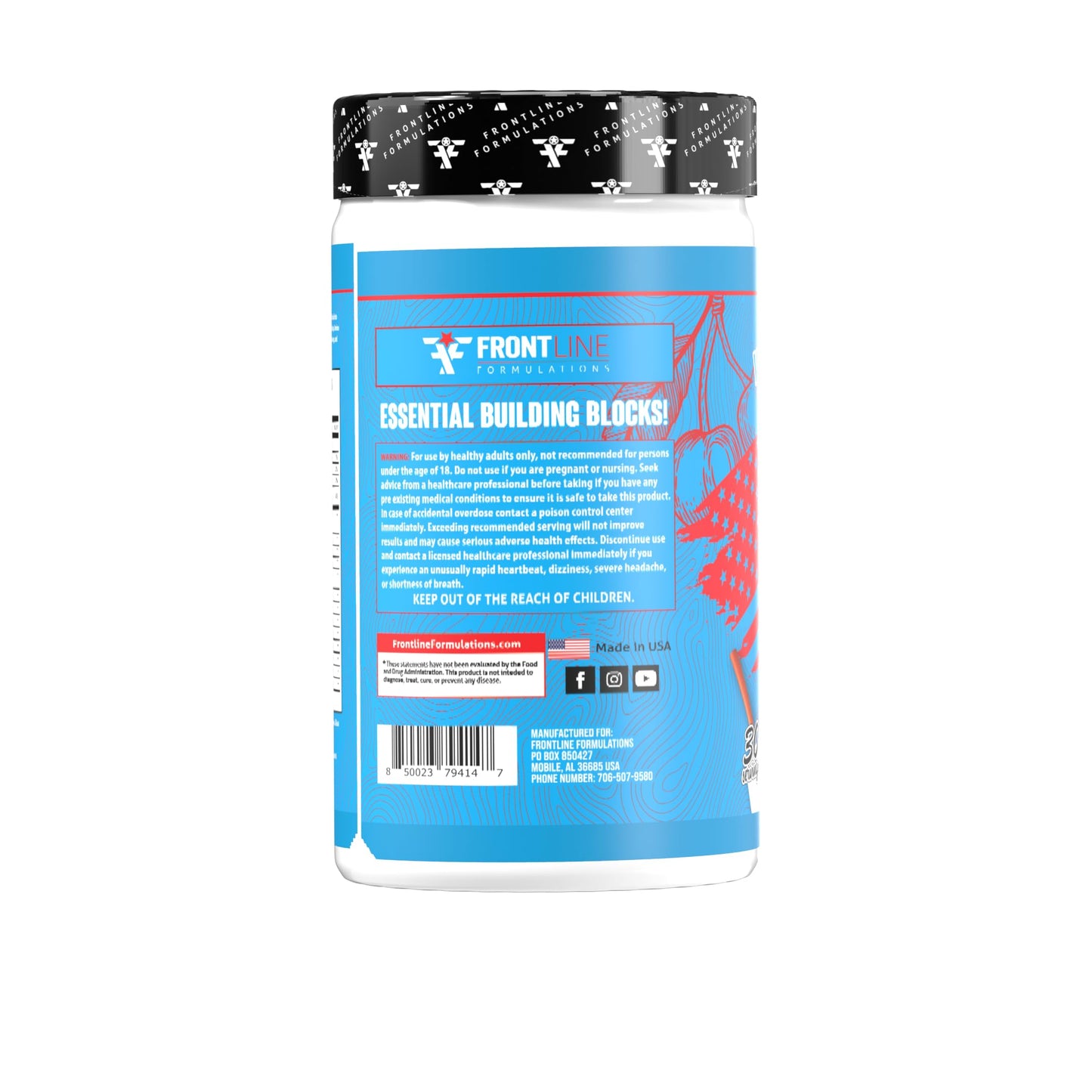 Frontline FORMULATIONS Amino Flood: BCAAs and Essential Aminos