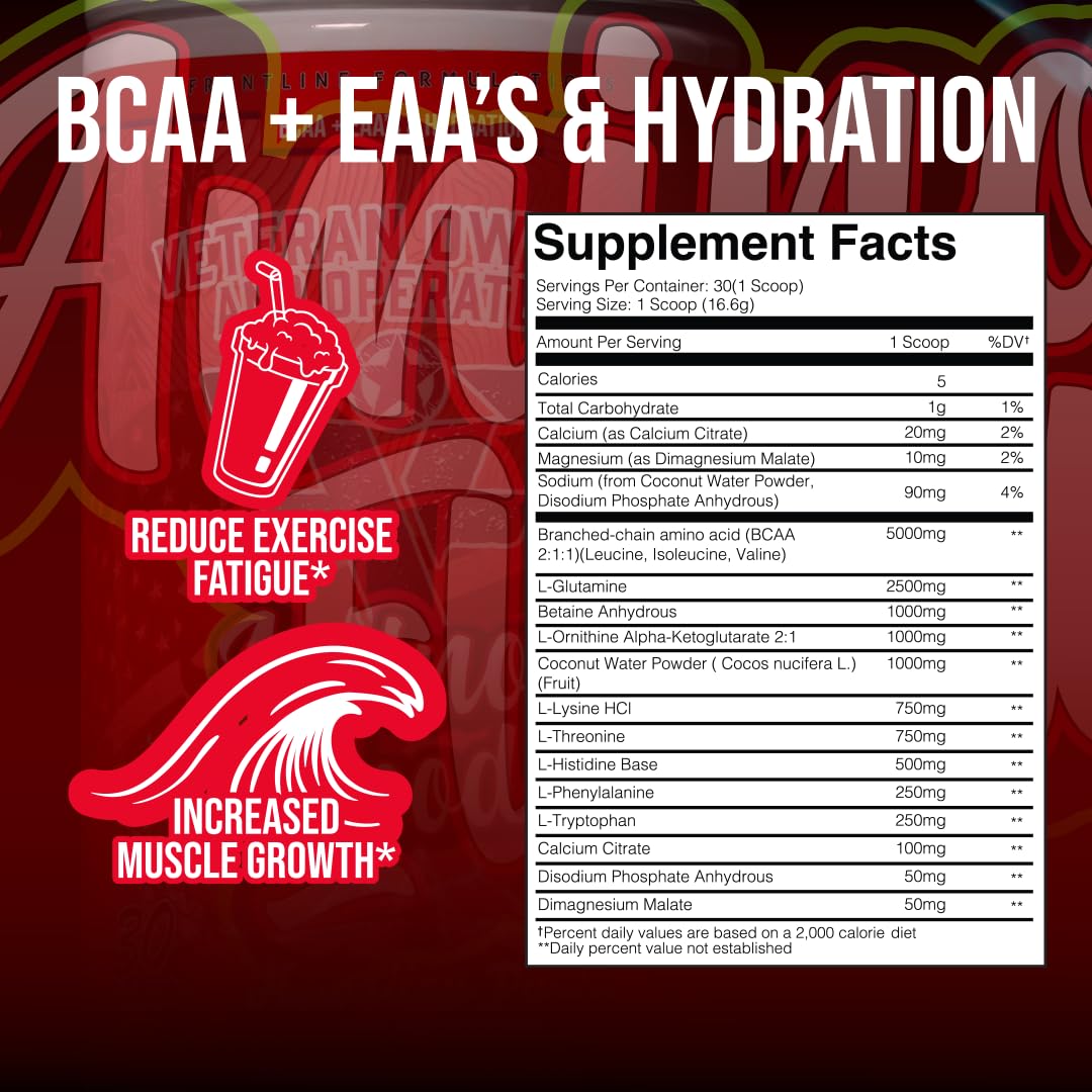 Frontline FORMULATIONS Amino Flood: BCAAs and Essential Aminos