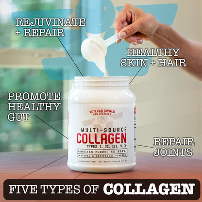 Frontline Formulations Multi-Source Collagen - Hair, Skin & Nails (French Vanilla)