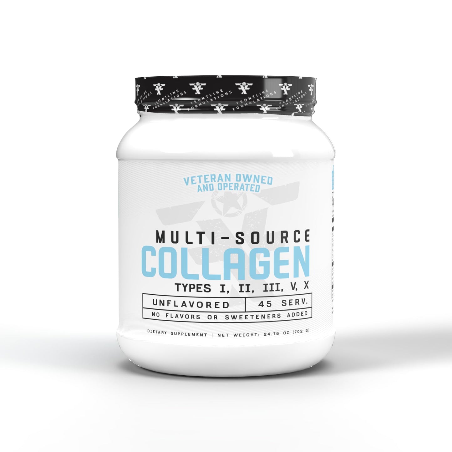 FRONTLINE FORMULATIONS Multi-Source Collagen - Hair, Skin & Nails (Unflavored)