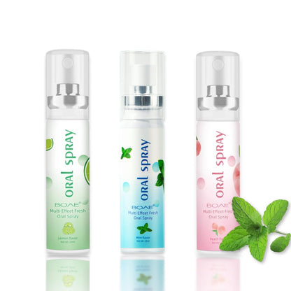 Fruit Mint Mouth Spray – 3 Count Breath Freshener for Adults, Bad Breath Treatment, 0.7 OZ/20ML