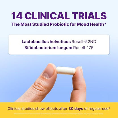 InnovixLabs Mood Probiotic – Clinically Studied Digestive & Mood Support, 60 Capsules