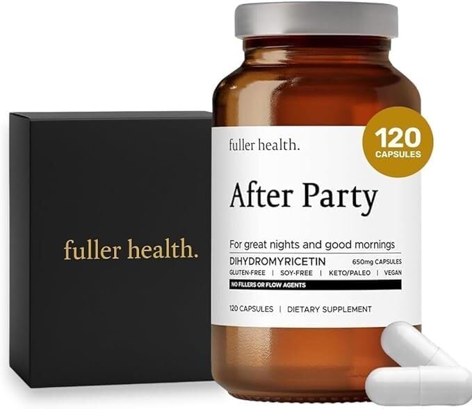 Fuller Health After Party DHM – 650 mg Capsules for Liver Support, Metabolism & Energy
