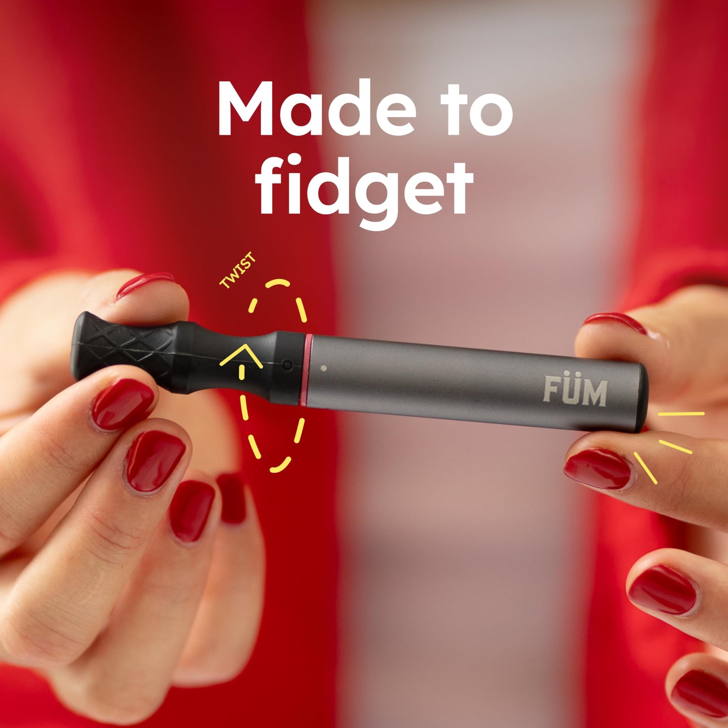 FÜM Zero Peach Flavored Air Device – Pocket-Sized Habit Support Tool