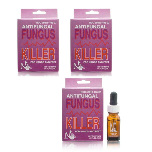 Fungus Killer 1/4 oz Bottle Boxed (3-Pack) — Free Nail File
