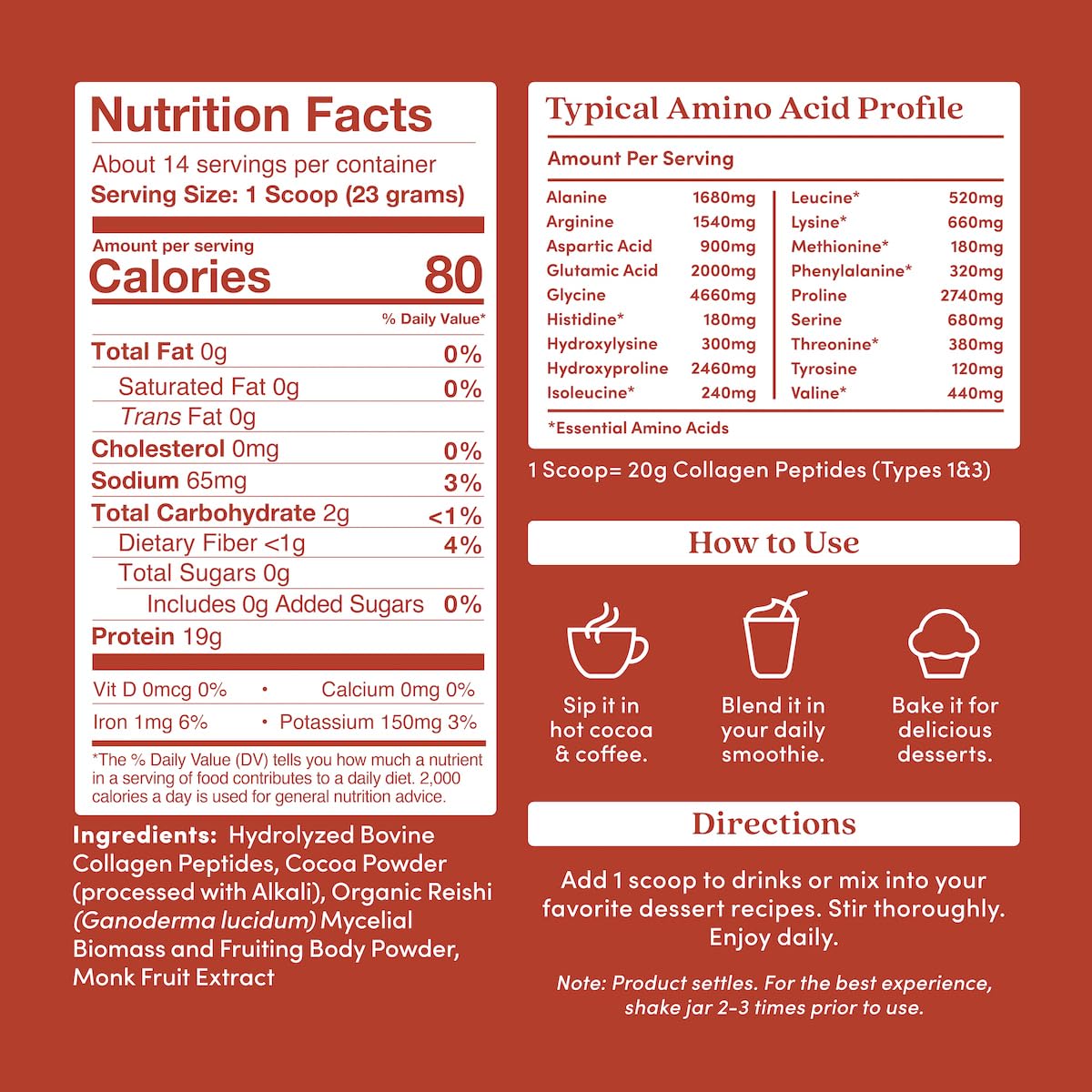 Further Food Chocolate Collagen Peptides Powder – Grass-Fed, 11.36 oz | Gut Health, Joints, Skin, Hair, Nails