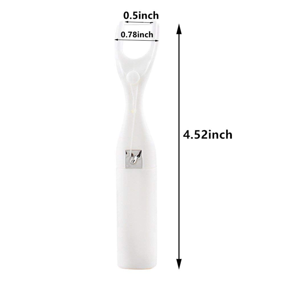 FveBzem Dental Floss Holder with 50m Waxed Floss – Ergonomic Interdental Tool