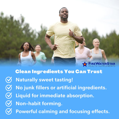 FWS Alpha Calm Liquid Drops – L-Theanine + Alpha GPC for Calm Focus (Organic, Non-GMO) | 30 Servings
