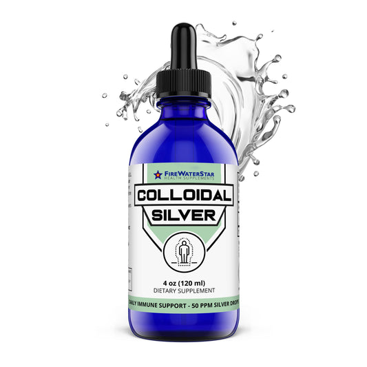 FWS Colloidal Silver Drops – 50 ppm, 4 oz Bottle, 60 Servings