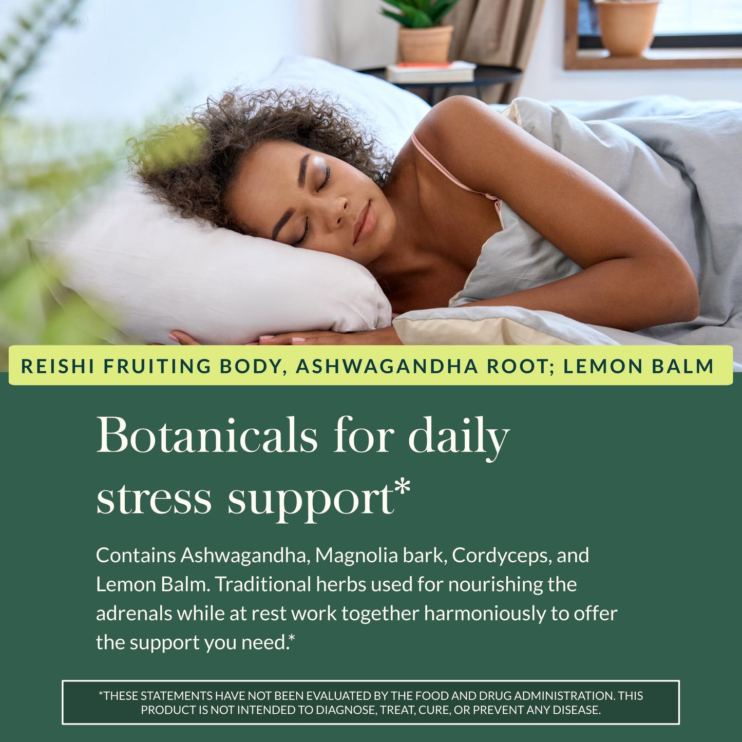 Gaia Herbs Adrenal Health Nightly Restore - Herbal Adrenal Support with Ashwagandha, Lemon Balm & Cordyceps | 120 Vegan Liquid Phyto-Caps (60 Servings)