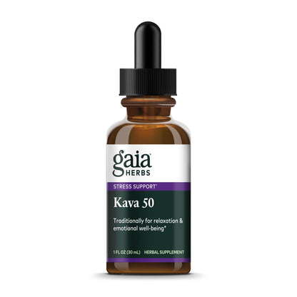 Gaia Herbs Kava Root Extra Strength – Calm & Emotional Wellness (1 oz, 20-Day Supply)