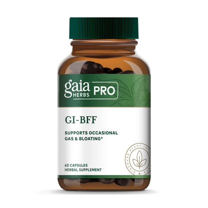 GAIA Herbs PRO GI-BFF Digestive Health | Benegut, Organic Fennel & Cinnamon Bark - 60 Caps