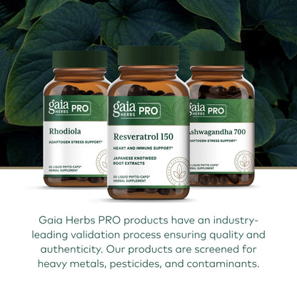 Gaia Herbs PRO Resveratrol 150 – Heart Health & Immune Support (Vegan, Soy-Free, Gluten-Free) | 50 Liquid Phyto-Caps