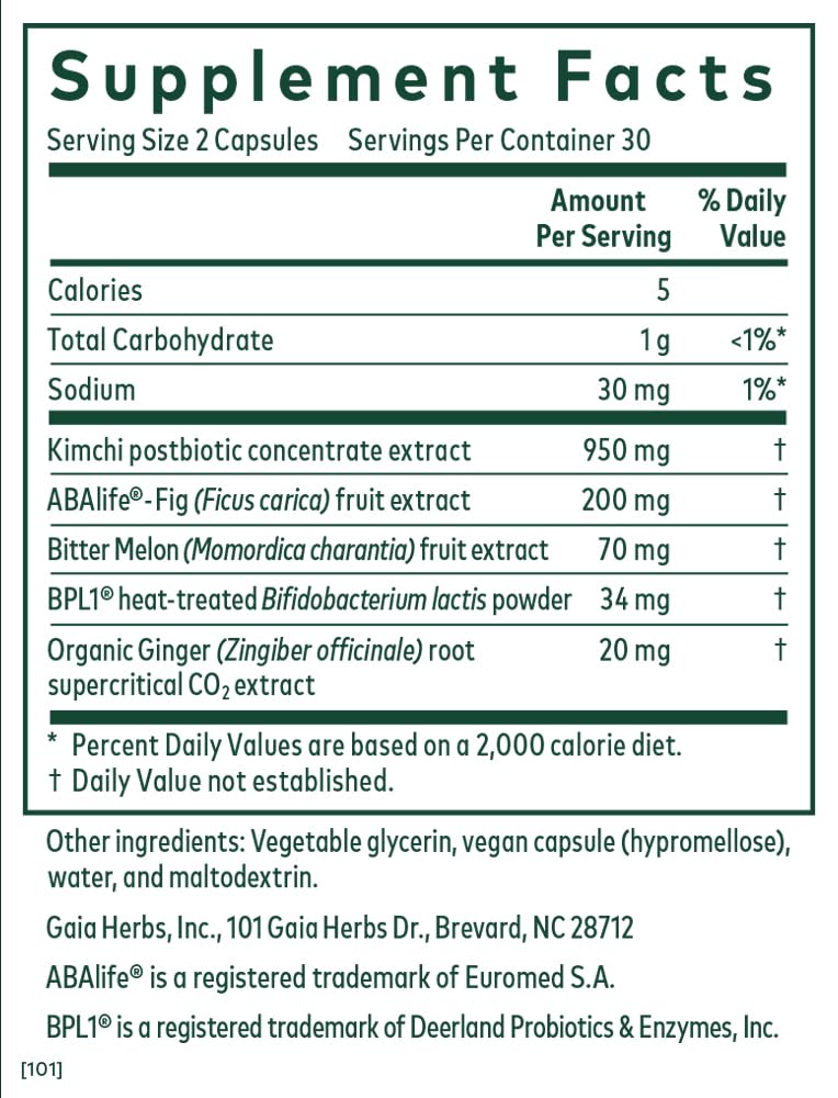 Gaia Herbs PRO Tri-Glycemic – Supports Healthy Metabolism (60 Liquid Phyto-Caps)