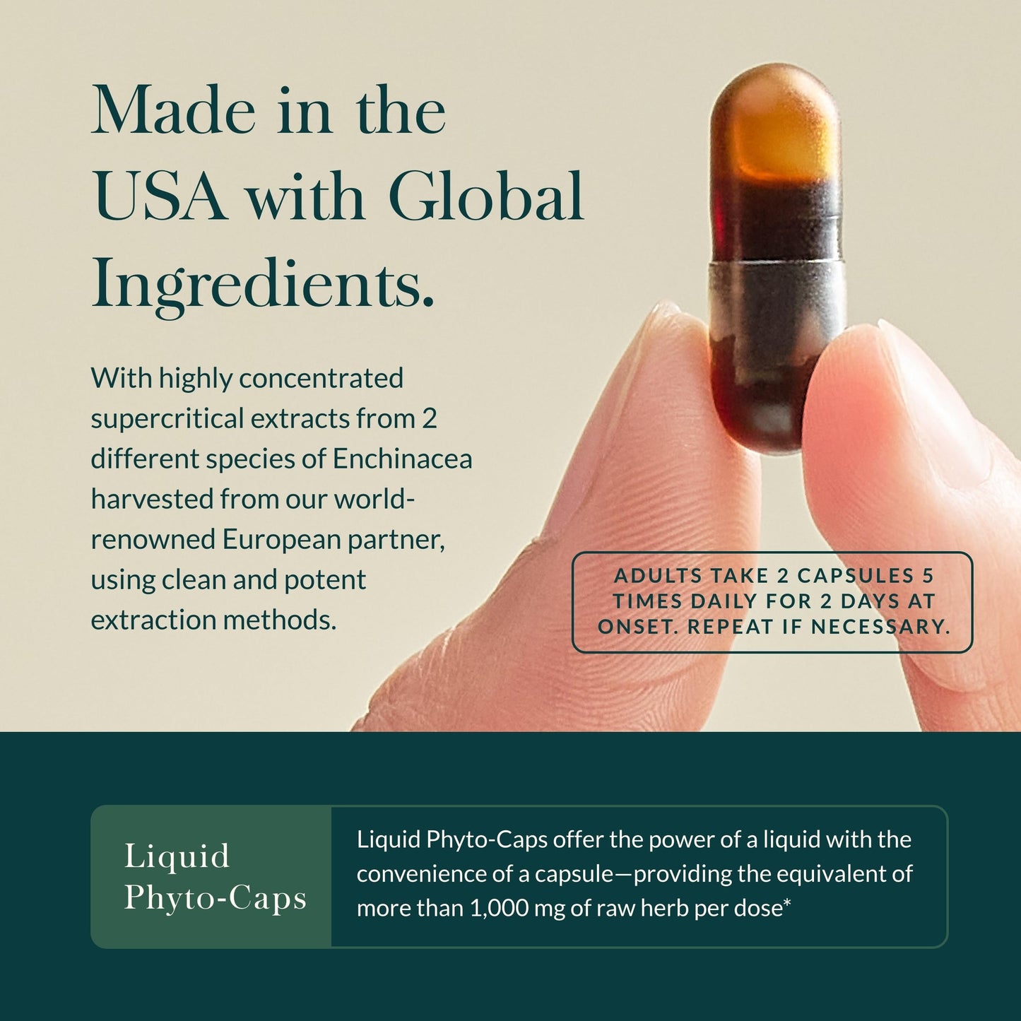 Gaia Herbs Quick Defense - Fast-Acting Immune Support (40 Vegan Liquid Phyto-Caps)