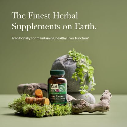 Gaia Herbs Liver Cleanse – Liver Health Support (Milk Thistle, Turmeric) – 60 Vegan Liquid Phyto-Caps