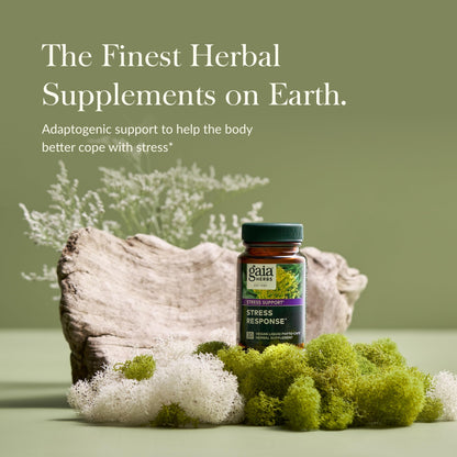 Gaia Herbs Stress Response: Relaxation with Rhodiola, Ashwagandha & Holy Basil
