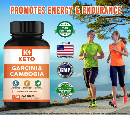 Garcinia Cambogia 1600 mg (180 Capsules) – Pure Natural Extract