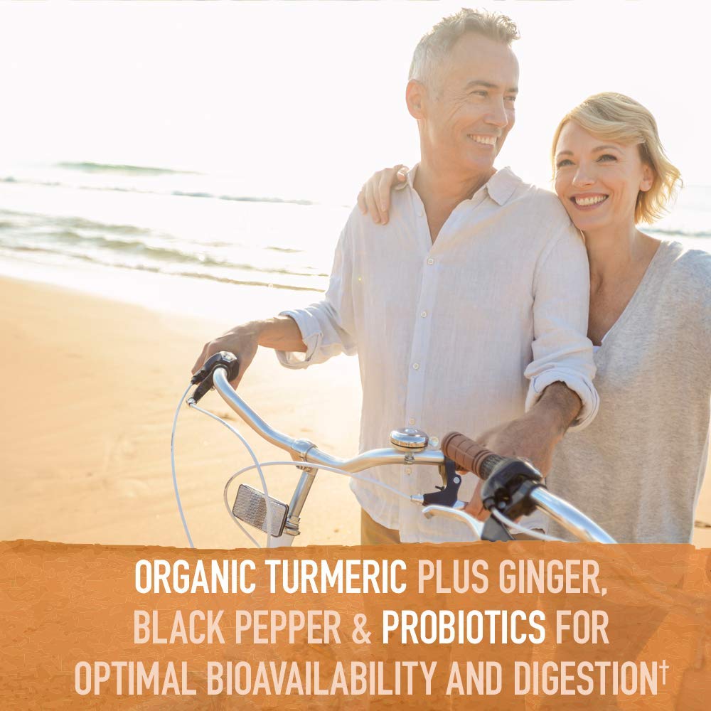 Garden of Life Organic Turmeric Extra Strength 100mg Curcumin – 120 Tablets