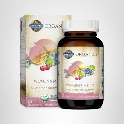 Garden of Life Organics Organic Women's Multivitamin – Vegan Whole-Food Women’s Multi