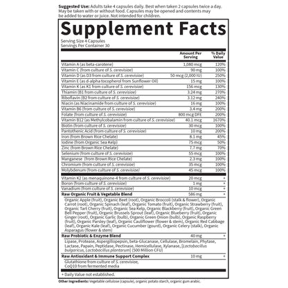 Vitamin Code Women Multivitamin by Garden of Life - Whole Food Women's Multi, 120 Veg Caps