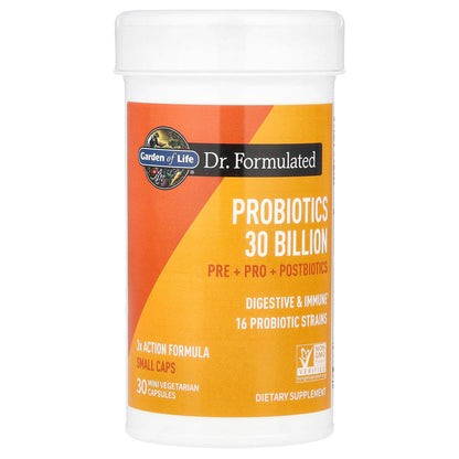 Garden of Life Dr Formulated 30B Probiotics + Prebiotics + Postbiotics