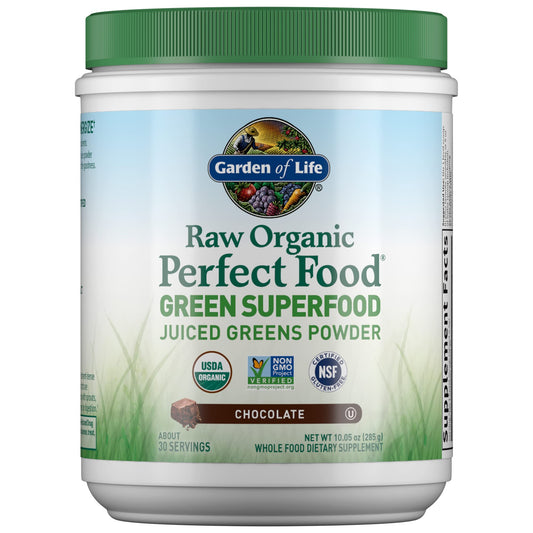 Garden of Life Raw Organic Perfect Food Chocolate – Green Superfood with Probiotics & Enzymes