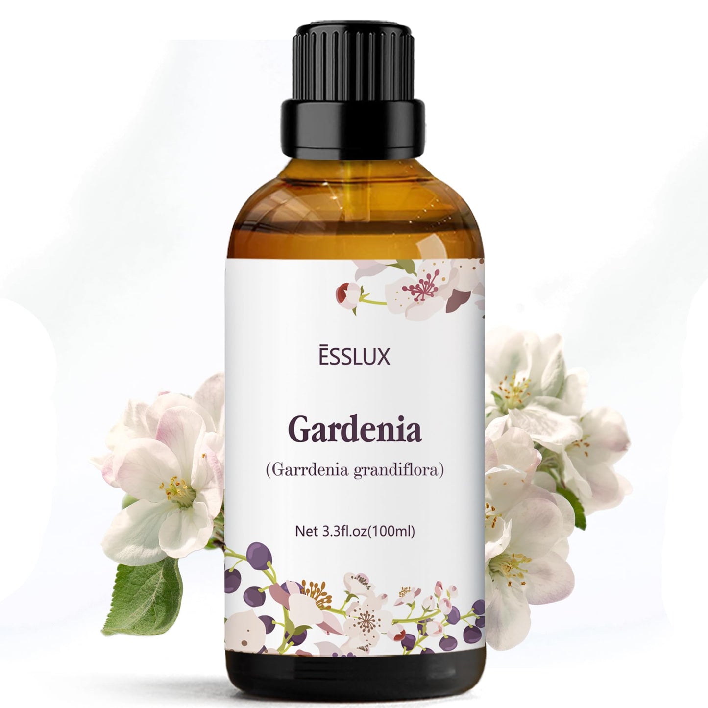 Gardenia Essential Oil 100ml (3.3 Fl Oz) – ESSLUX Aromatherapy