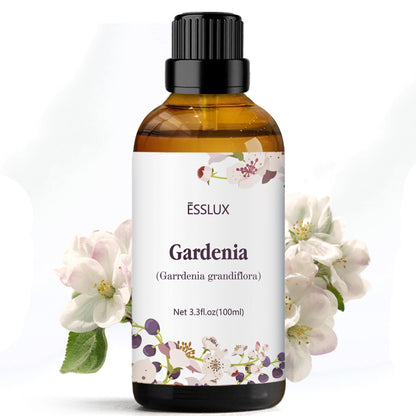 Gardenia Essential Oil 100ml (3.3 Fl Oz) – ESSLUX Aromatherapy